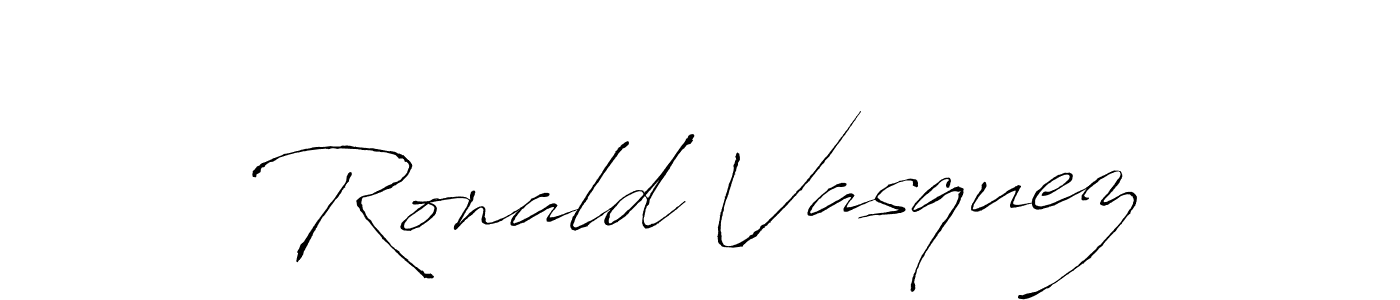 Design your own signature with our free online signature maker. With this signature software, you can create a handwritten (Antro_Vectra) signature for name Ronald Vasquez. Ronald Vasquez signature style 6 images and pictures png