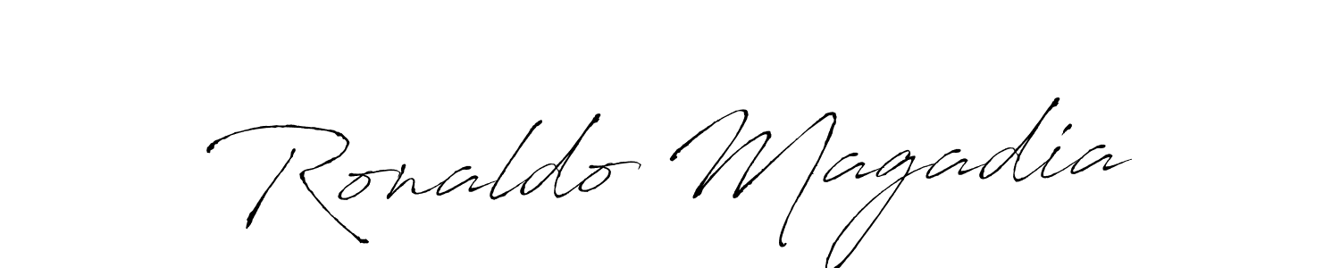It looks lik you need a new signature style for name Ronaldo Magadia. Design unique handwritten (Antro_Vectra) signature with our free signature maker in just a few clicks. Ronaldo Magadia signature style 6 images and pictures png