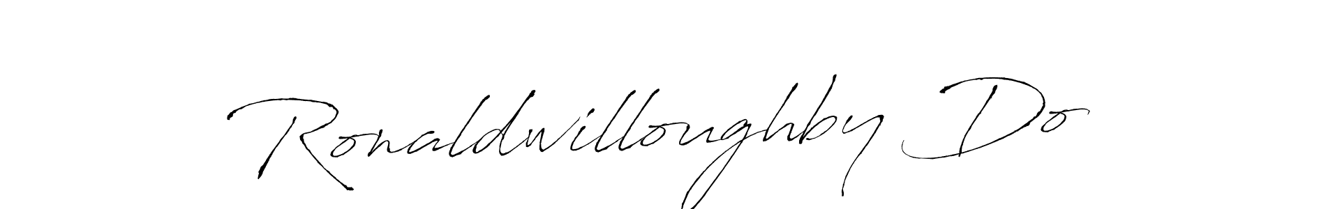 if you are searching for the best signature style for your name Ronaldwilloughby Do. so please give up your signature search. here we have designed multiple signature styles  using Antro_Vectra. Ronaldwilloughby Do signature style 6 images and pictures png
