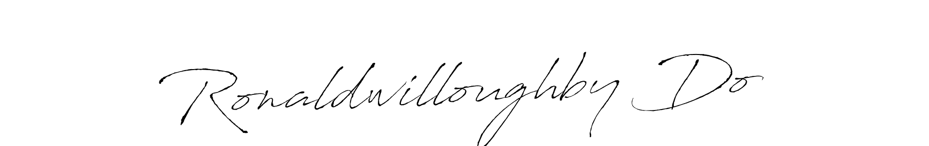 Design your own signature with our free online signature maker. With this signature software, you can create a handwritten (Antro_Vectra) signature for name Ronaldwilloughby Do. Ronaldwilloughby Do signature style 6 images and pictures png