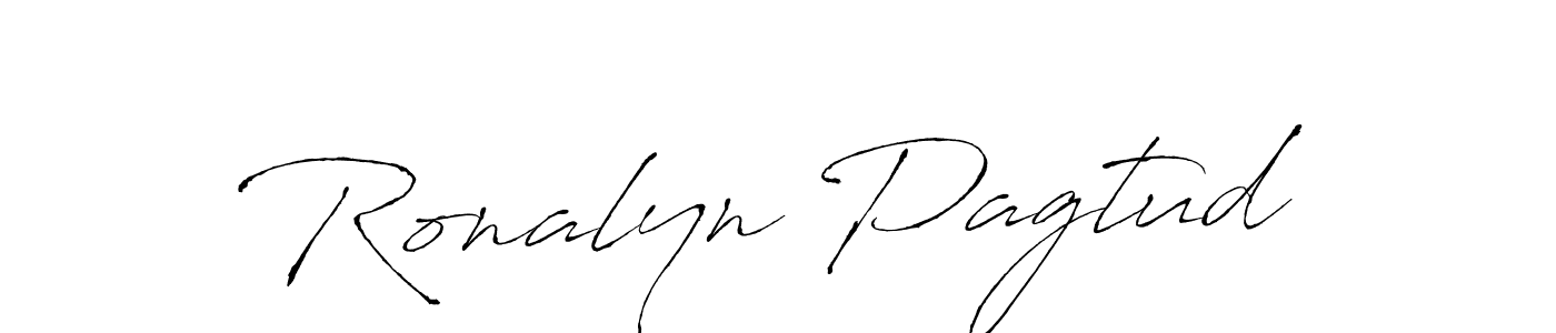 Also we have Ronalyn Pagtud name is the best signature style. Create professional handwritten signature collection using Antro_Vectra autograph style. Ronalyn Pagtud signature style 6 images and pictures png