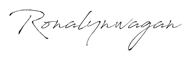 Also You can easily find your signature by using the search form. We will create Ronalynwagan name handwritten signature images for you free of cost using Antro_Vectra sign style. Ronalynwagan signature style 6 images and pictures png
