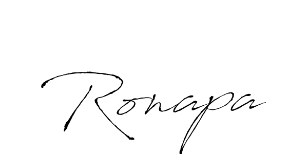 Use a signature maker to create a handwritten signature online. With this signature software, you can design (Antro_Vectra) your own signature for name Ronapa. Ronapa signature style 6 images and pictures png