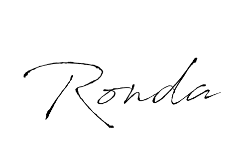 Antro_Vectra is a professional signature style that is perfect for those who want to add a touch of class to their signature. It is also a great choice for those who want to make their signature more unique. Get Ronda name to fancy signature for free. Ronda signature style 6 images and pictures png