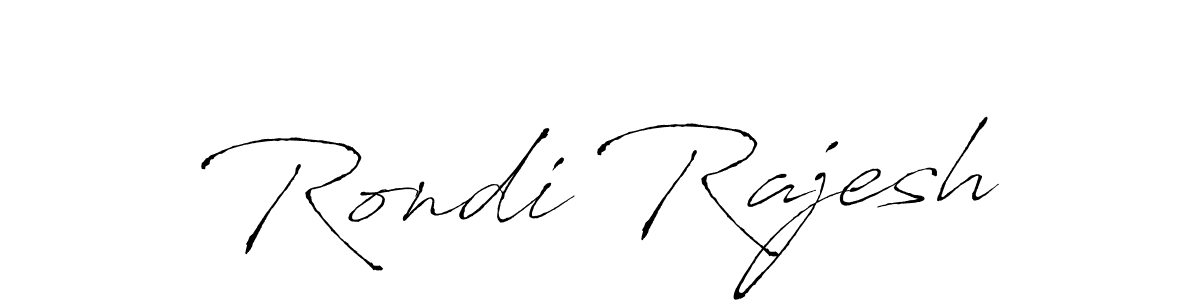 You should practise on your own different ways (Antro_Vectra) to write your name (Rondi Rajesh) in signature. don't let someone else do it for you. Rondi Rajesh signature style 6 images and pictures png