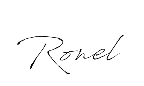 Create a beautiful signature design for name Ronel. With this signature (Antro_Vectra) fonts, you can make a handwritten signature for free. Ronel signature style 6 images and pictures png