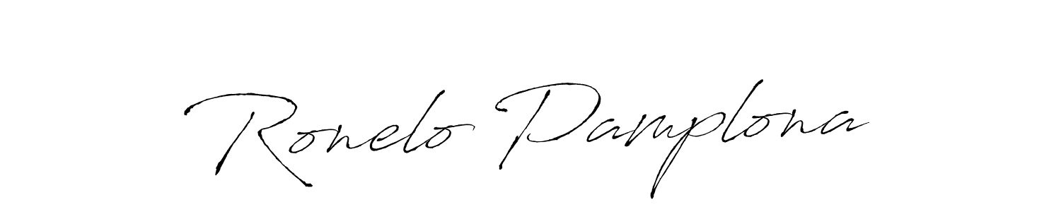 if you are searching for the best signature style for your name Ronelo Pamplona. so please give up your signature search. here we have designed multiple signature styles  using Antro_Vectra. Ronelo Pamplona signature style 6 images and pictures png