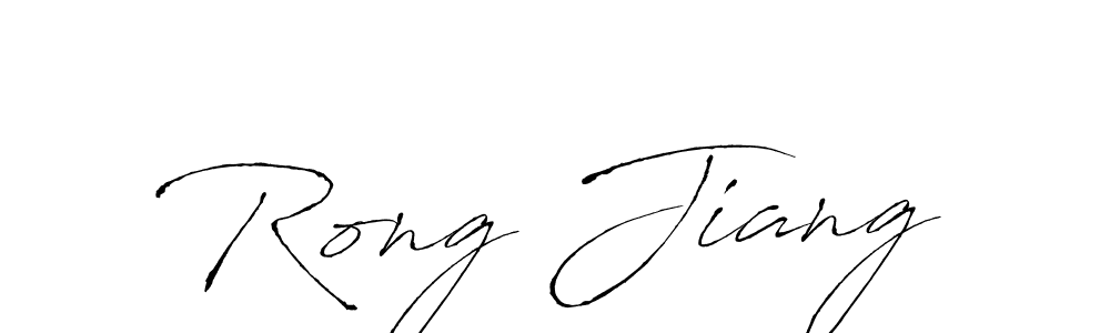 Make a beautiful signature design for name Rong Jiang. Use this online signature maker to create a handwritten signature for free. Rong Jiang signature style 6 images and pictures png