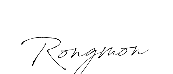 Rongmon stylish signature style. Best Handwritten Sign (Antro_Vectra) for my name. Handwritten Signature Collection Ideas for my name Rongmon. Rongmon signature style 6 images and pictures png