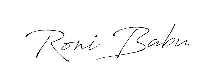 Make a beautiful signature design for name Roni Babu. Use this online signature maker to create a handwritten signature for free. Roni Babu signature style 6 images and pictures png