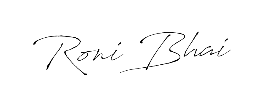 Once you've used our free online signature maker to create your best signature Antro_Vectra style, it's time to enjoy all of the benefits that Roni Bhai name signing documents. Roni Bhai signature style 6 images and pictures png