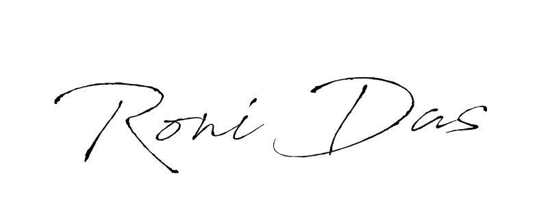 Roni Das stylish signature style. Best Handwritten Sign (Antro_Vectra) for my name. Handwritten Signature Collection Ideas for my name Roni Das. Roni Das signature style 6 images and pictures png