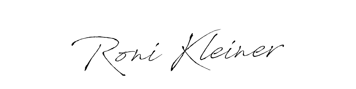 Similarly Antro_Vectra is the best handwritten signature design. Signature creator online .You can use it as an online autograph creator for name Roni Kleiner. Roni Kleiner signature style 6 images and pictures png