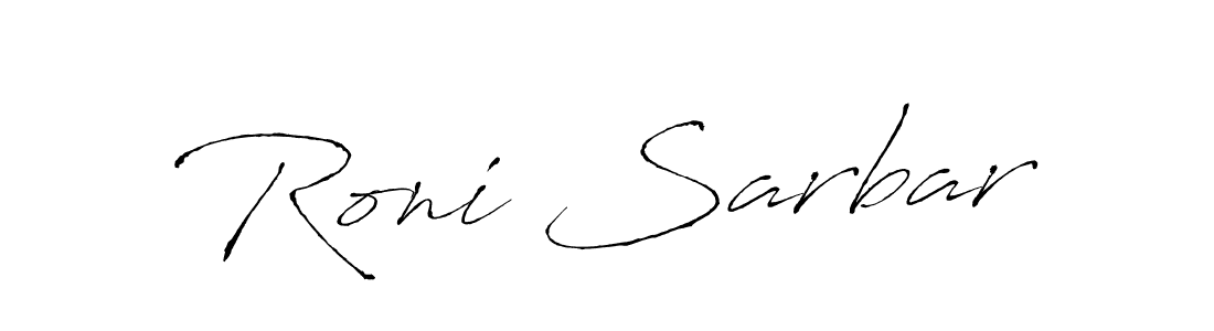 You should practise on your own different ways (Antro_Vectra) to write your name (Roni Sarbar) in signature. don't let someone else do it for you. Roni Sarbar signature style 6 images and pictures png