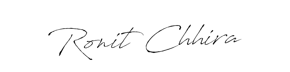 Best and Professional Signature Style for Ronit Chhira. Antro_Vectra Best Signature Style Collection. Ronit Chhira signature style 6 images and pictures png
