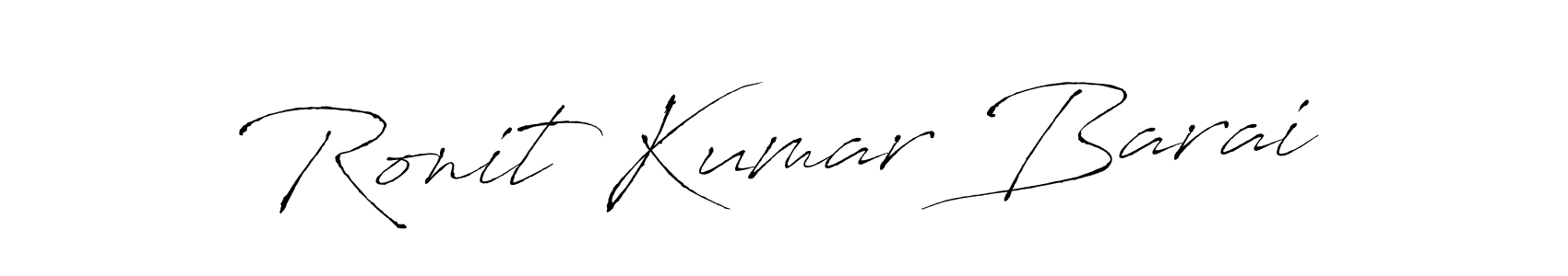 How to make Ronit Kumar Barai signature? Antro_Vectra is a professional autograph style. Create handwritten signature for Ronit Kumar Barai name. Ronit Kumar Barai signature style 6 images and pictures png