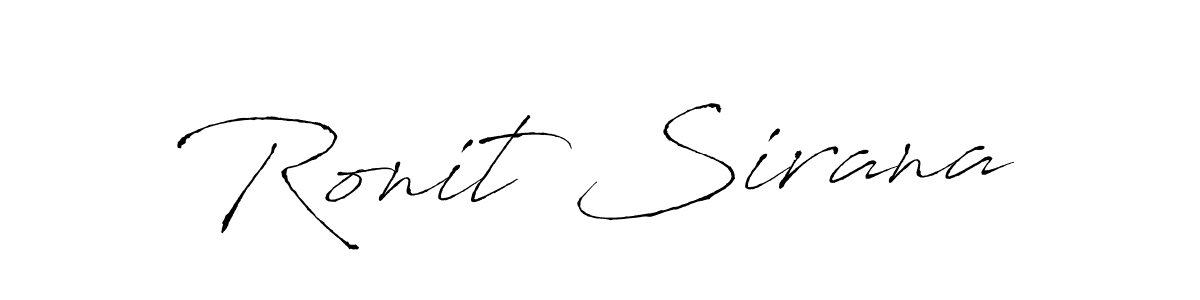 How to Draw Ronit Sirana signature style? Antro_Vectra is a latest design signature styles for name Ronit Sirana. Ronit Sirana signature style 6 images and pictures png