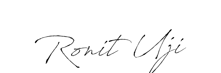 See photos of Ronit Uji official signature by Spectra . Check more albums & portfolios. Read reviews & check more about Antro_Vectra font. Ronit Uji signature style 6 images and pictures png