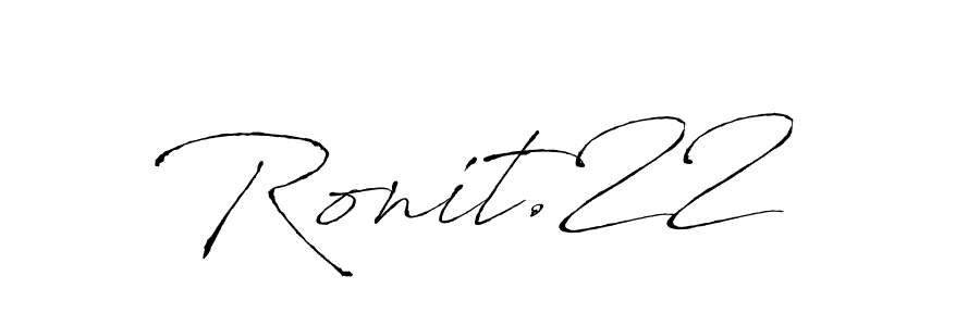 How to Draw Ronit.22  signature style? Antro_Vectra is a latest design signature styles for name Ronit.22 . Ronit.22  signature style 6 images and pictures png