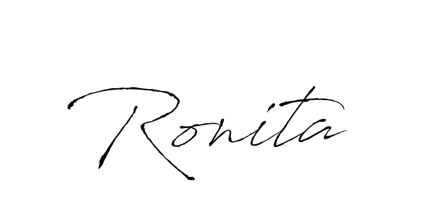 The best way (Antro_Vectra) to make a short signature is to pick only two or three words in your name. The name Ronita include a total of six letters. For converting this name. Ronita signature style 6 images and pictures png
