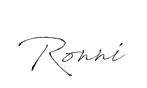 Make a beautiful signature design for name Ronni. Use this online signature maker to create a handwritten signature for free. Ronni signature style 6 images and pictures png