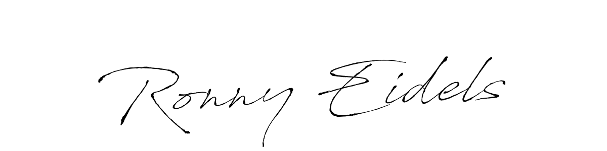 Create a beautiful signature design for name Ronny Eidels. With this signature (Antro_Vectra) fonts, you can make a handwritten signature for free. Ronny Eidels signature style 6 images and pictures png