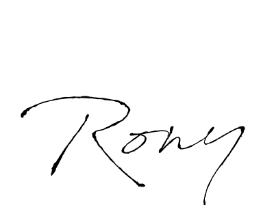 Also we have Rony name is the best signature style. Create professional handwritten signature collection using Antro_Vectra autograph style. Rony signature style 6 images and pictures png