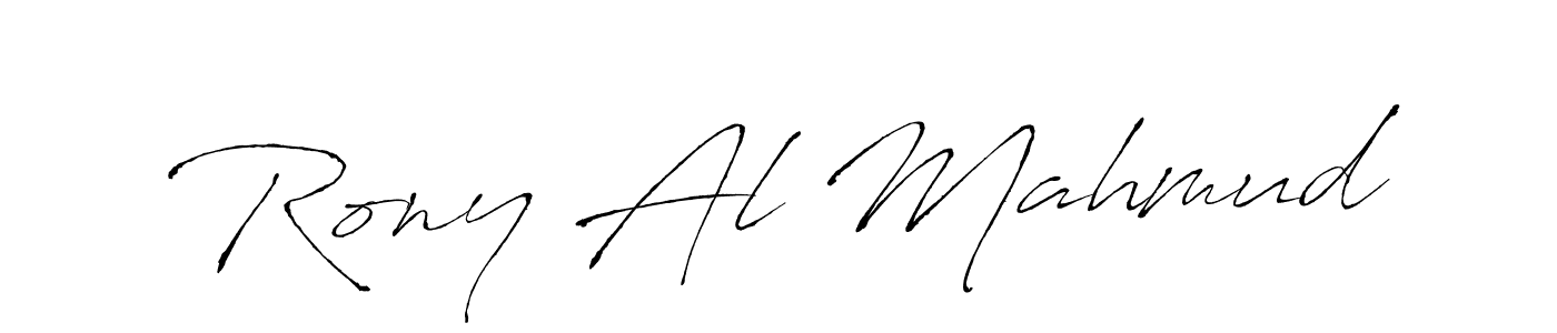 The best way (Antro_Vectra) to make a short signature is to pick only two or three words in your name. The name Rony Al Mahmud include a total of six letters. For converting this name. Rony Al Mahmud signature style 6 images and pictures png
