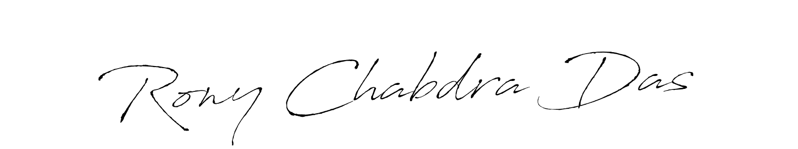 Use a signature maker to create a handwritten signature online. With this signature software, you can design (Antro_Vectra) your own signature for name Rony Chabdra Das. Rony Chabdra Das signature style 6 images and pictures png