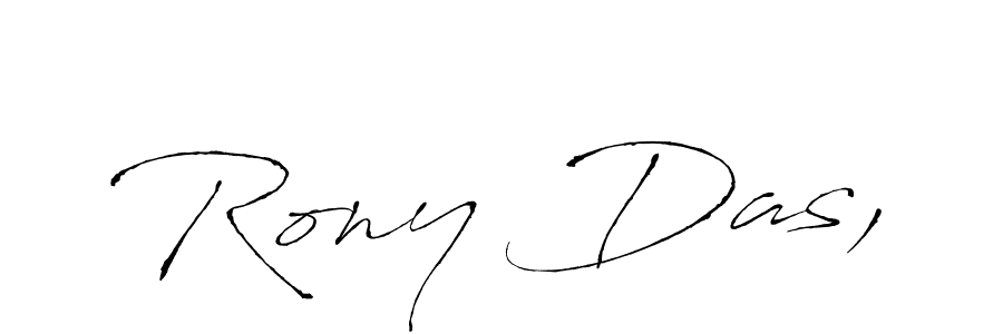 This is the best signature style for the Rony Das, name. Also you like these signature font (Antro_Vectra). Mix name signature. Rony Das, signature style 6 images and pictures png