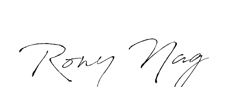 It looks lik you need a new signature style for name Rony Nag. Design unique handwritten (Antro_Vectra) signature with our free signature maker in just a few clicks. Rony Nag signature style 6 images and pictures png
