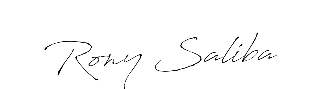This is the best signature style for the Rony Saliba name. Also you like these signature font (Antro_Vectra). Mix name signature. Rony Saliba signature style 6 images and pictures png