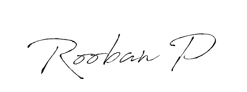 Also You can easily find your signature by using the search form. We will create Rooban P name handwritten signature images for you free of cost using Antro_Vectra sign style. Rooban P signature style 6 images and pictures png