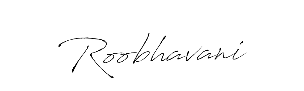 You should practise on your own different ways (Antro_Vectra) to write your name (Roobhavani) in signature. don't let someone else do it for you. Roobhavani signature style 6 images and pictures png