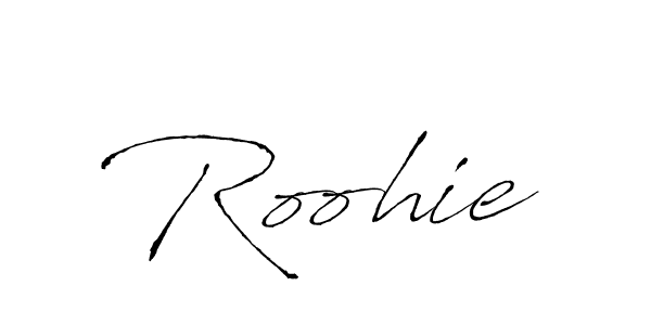 Also we have Roohie name is the best signature style. Create professional handwritten signature collection using Antro_Vectra autograph style. Roohie signature style 6 images and pictures png