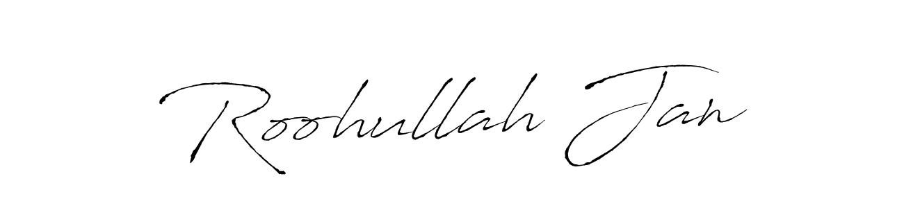 How to Draw Roohullah Jan signature style? Antro_Vectra is a latest design signature styles for name Roohullah Jan. Roohullah Jan signature style 6 images and pictures png
