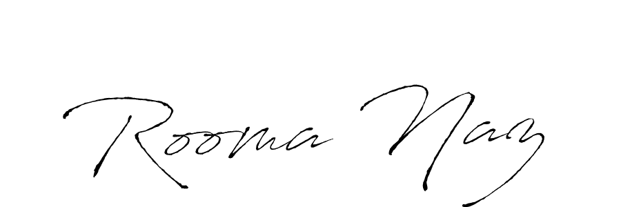 Make a beautiful signature design for name Rooma Naz. Use this online signature maker to create a handwritten signature for free. Rooma Naz signature style 6 images and pictures png
