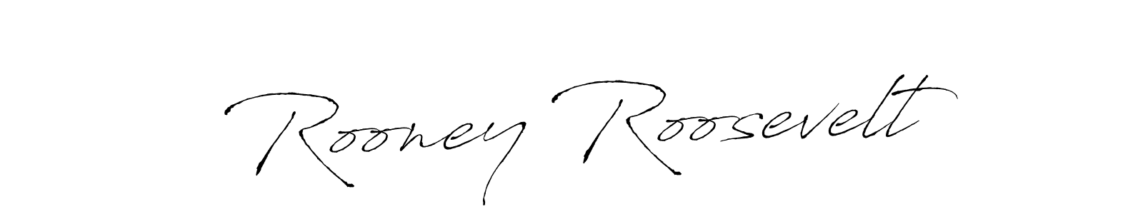 How to make Rooney Roosevelt signature? Antro_Vectra is a professional autograph style. Create handwritten signature for Rooney Roosevelt name. Rooney Roosevelt signature style 6 images and pictures png