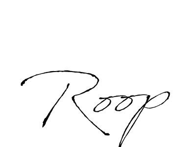 How to make Roop signature? Antro_Vectra is a professional autograph style. Create handwritten signature for Roop name. Roop signature style 6 images and pictures png