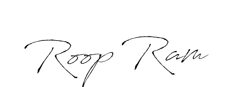 Antro_Vectra is a professional signature style that is perfect for those who want to add a touch of class to their signature. It is also a great choice for those who want to make their signature more unique. Get Roop Ram name to fancy signature for free. Roop Ram signature style 6 images and pictures png