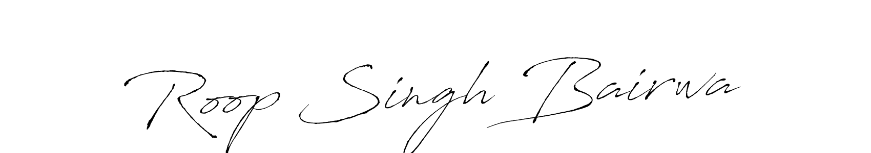 How to make Roop Singh Bairwa signature? Antro_Vectra is a professional autograph style. Create handwritten signature for Roop Singh Bairwa name. Roop Singh Bairwa signature style 6 images and pictures png