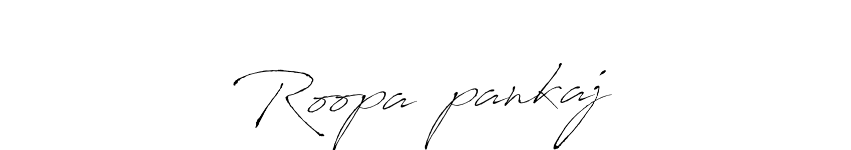 Use a signature maker to create a handwritten signature online. With this signature software, you can design (Antro_Vectra) your own signature for name Roopa❤️pankaj. Roopa❤️pankaj signature style 6 images and pictures png