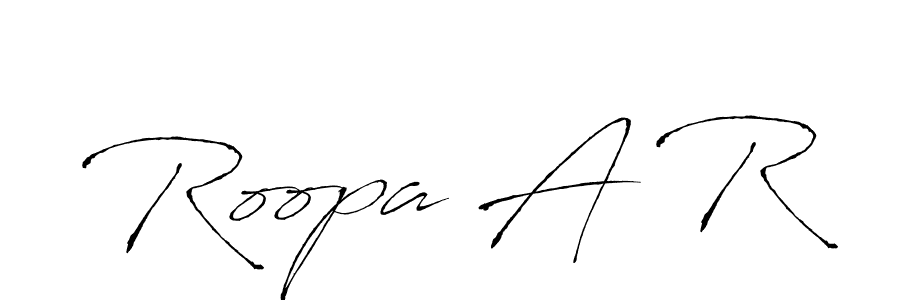 Make a short Roopa A R signature style. Manage your documents anywhere anytime using Antro_Vectra. Create and add eSignatures, submit forms, share and send files easily. Roopa A R signature style 6 images and pictures png