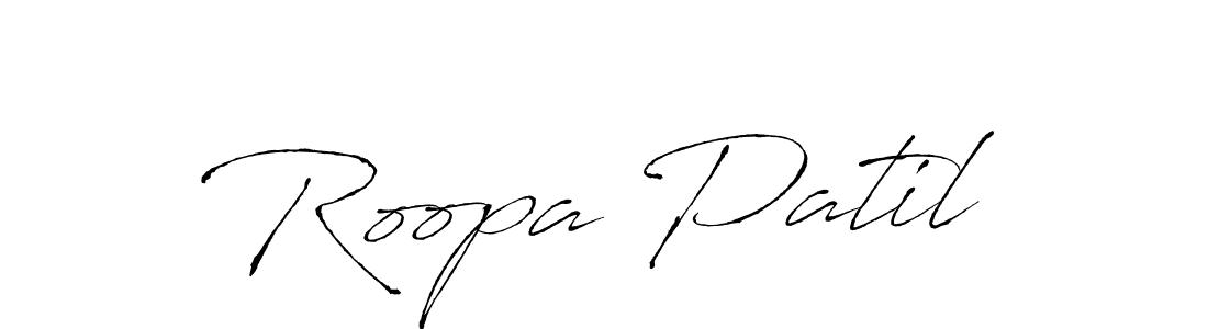It looks lik you need a new signature style for name Roopa Patil. Design unique handwritten (Antro_Vectra) signature with our free signature maker in just a few clicks. Roopa Patil signature style 6 images and pictures png
