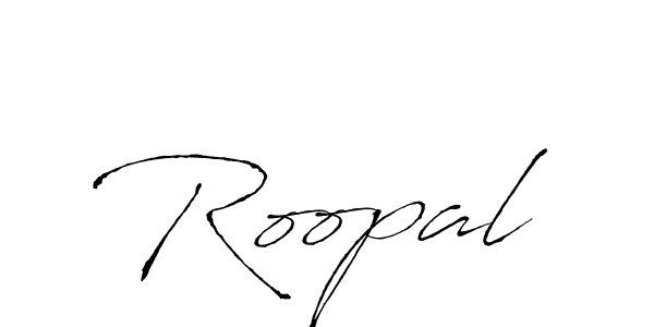 It looks lik you need a new signature style for name Roopal. Design unique handwritten (Antro_Vectra) signature with our free signature maker in just a few clicks. Roopal signature style 6 images and pictures png