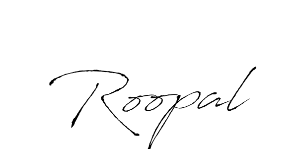 It looks lik you need a new signature style for name Roopal. Design unique handwritten (Antro_Vectra) signature with our free signature maker in just a few clicks. Roopal signature style 6 images and pictures png