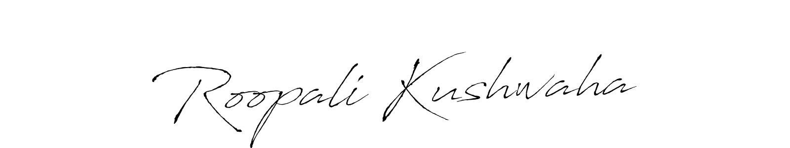 You should practise on your own different ways (Antro_Vectra) to write your name (Roopali Kushwaha) in signature. don't let someone else do it for you. Roopali Kushwaha signature style 6 images and pictures png