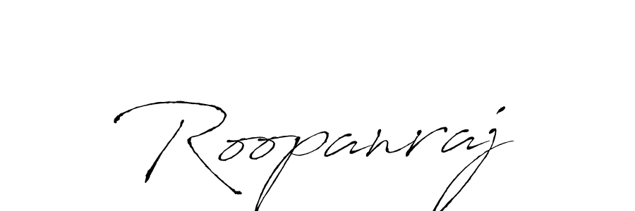 Roopanraj stylish signature style. Best Handwritten Sign (Antro_Vectra) for my name. Handwritten Signature Collection Ideas for my name Roopanraj. Roopanraj signature style 6 images and pictures png