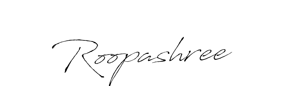 Use a signature maker to create a handwritten signature online. With this signature software, you can design (Antro_Vectra) your own signature for name Roopashree. Roopashree signature style 6 images and pictures png