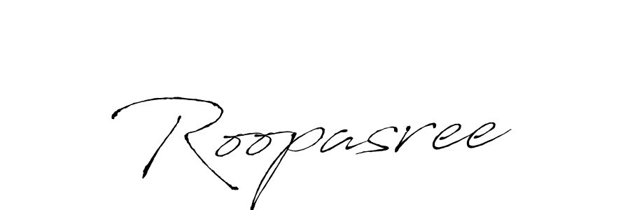 How to make Roopasree name signature. Use Antro_Vectra style for creating short signs online. This is the latest handwritten sign. Roopasree signature style 6 images and pictures png